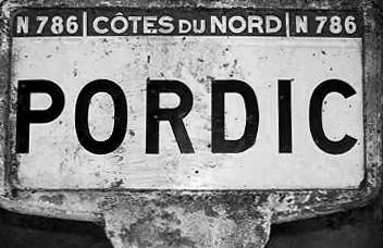 ancien panneau pordic